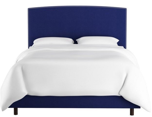 Кровать Everly Blue синего цвета 180х200