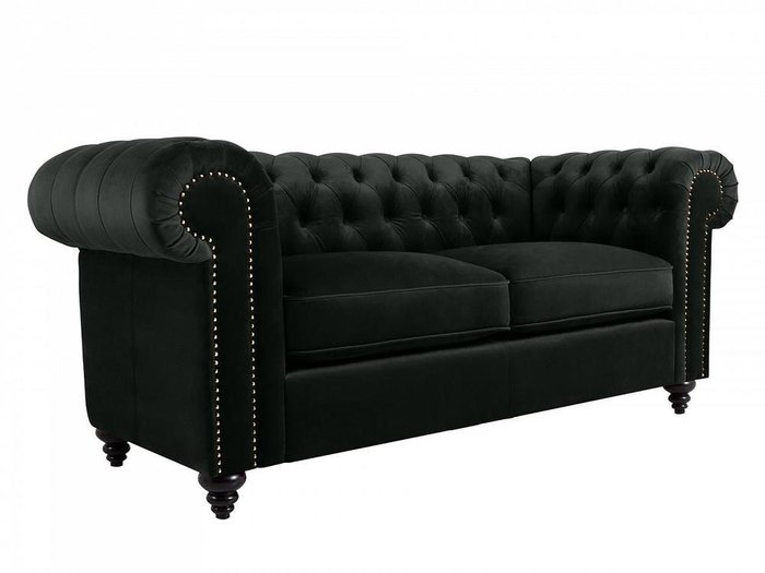 Диван Chester Classic черного цвета - купить Прямые диваны по цене 86940.0
