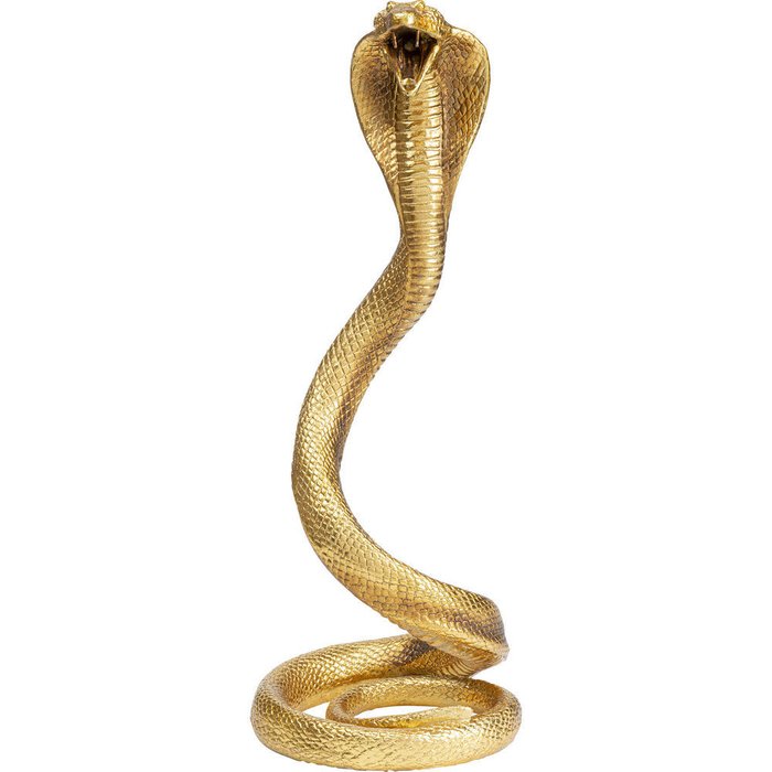 Статуэтка Snake золотого цвета 