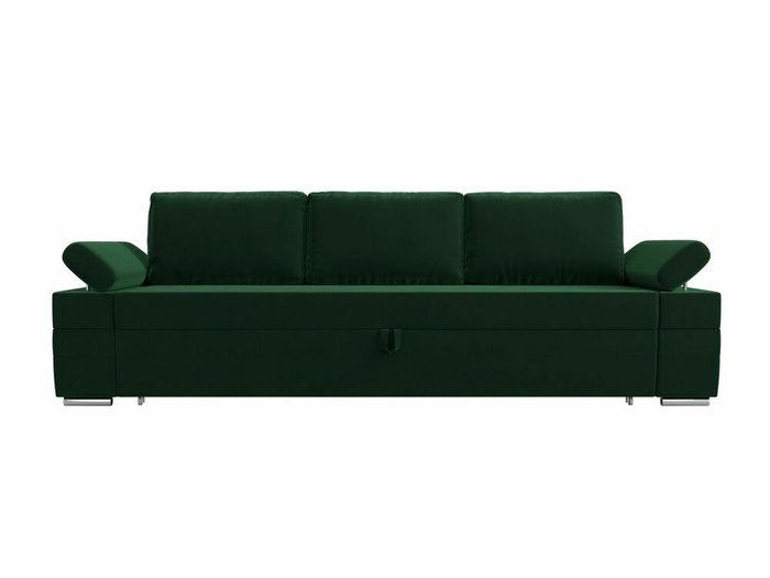 Прямой диван-кровать Канкун зеленого цвета - купить Прямые диваны по цене 62999.0