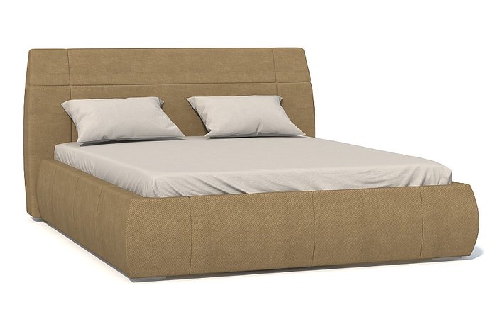 Кровать с подъемным механизмом Анри 140х200 светло-коричневого цвета