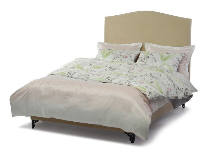 Кровать Chateau 180х200 бежевого цвета с ортопедической решеткой Кровать Chateau 180х200 бежевого цвета с ортопедической решеткой