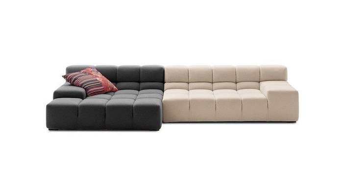 Диван Tufty-Time Sofa бежево-серого цвета - купить Угловые диваны по цене 309000.0