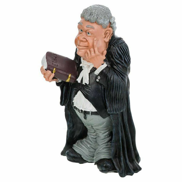 Декоративная фигура полистоун Судья 12 x 25 x 15 cm