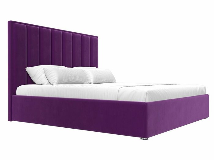 Кровать Афродита 160х200 с подъемным механизмом фиолетового цвета - лучшие Кровати для спальни в INMYROOM