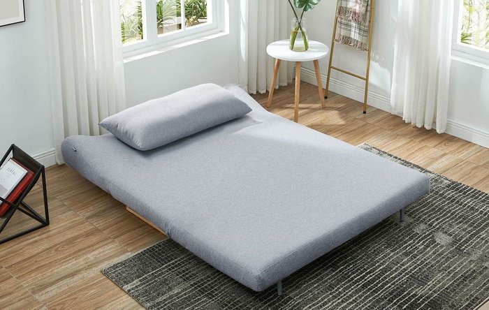 Диван-кровать Rosy светло-серого цвета - купить Прямые диваны по цене 56723.0