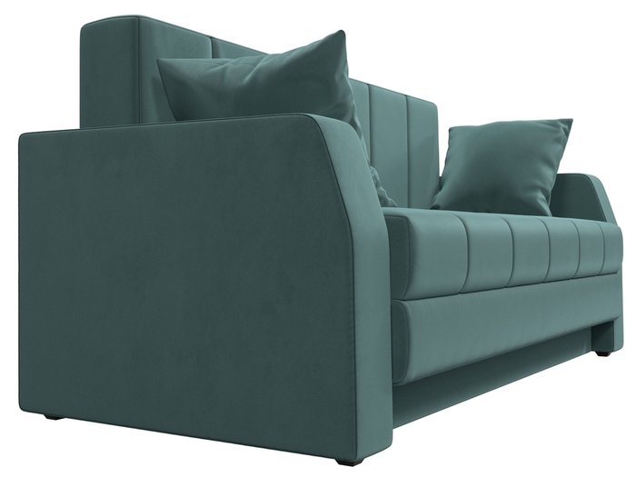 Прямой диван-кровать Малютка темно-бирюзового цвета - купить Прямые диваны по цене 34999.0