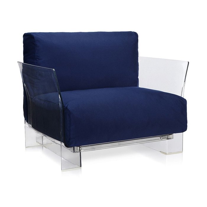 Кресло Pop синего цвета
