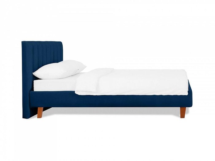 Кровать Queen II Sofia L 160х200 темно-синего цвета  - лучшие Кровати для спальни в INMYROOM