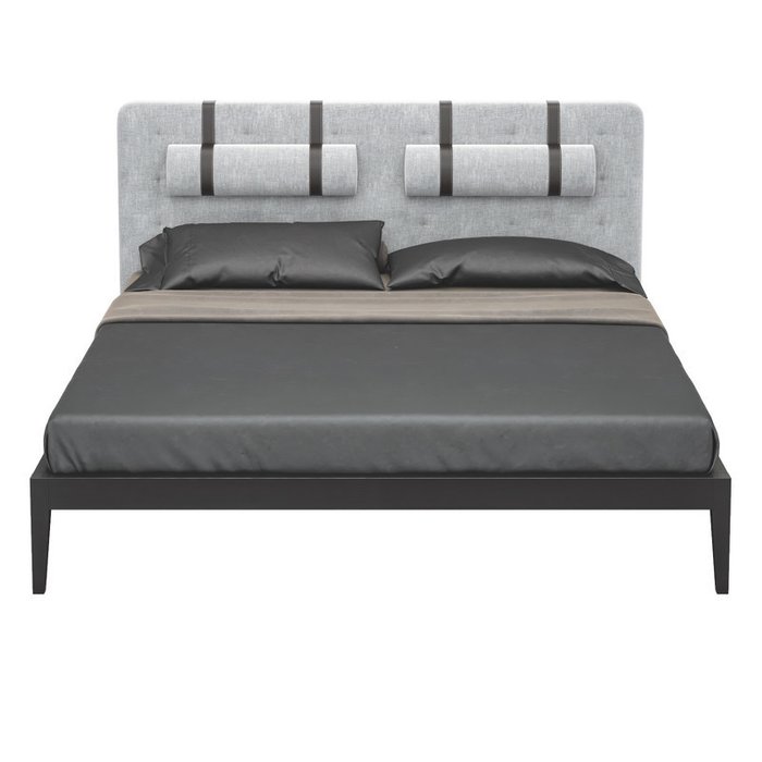 Кровать Marbella 180х200 серого цвета