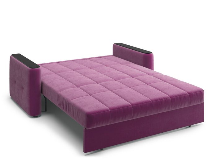 Прямой диван-кровать Ницца фиолетового цвета - лучшие Прямые диваны в INMYROOM