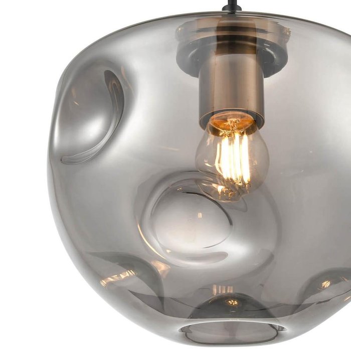 Подвесной светильник Alieno с дымчатым плафоном - лучшие Подвесные светильники в INMYROOM