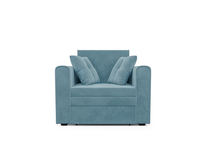 Кресло-кровать Санта голубого цвета - купить Интерьерные кресла по цене 21890.0