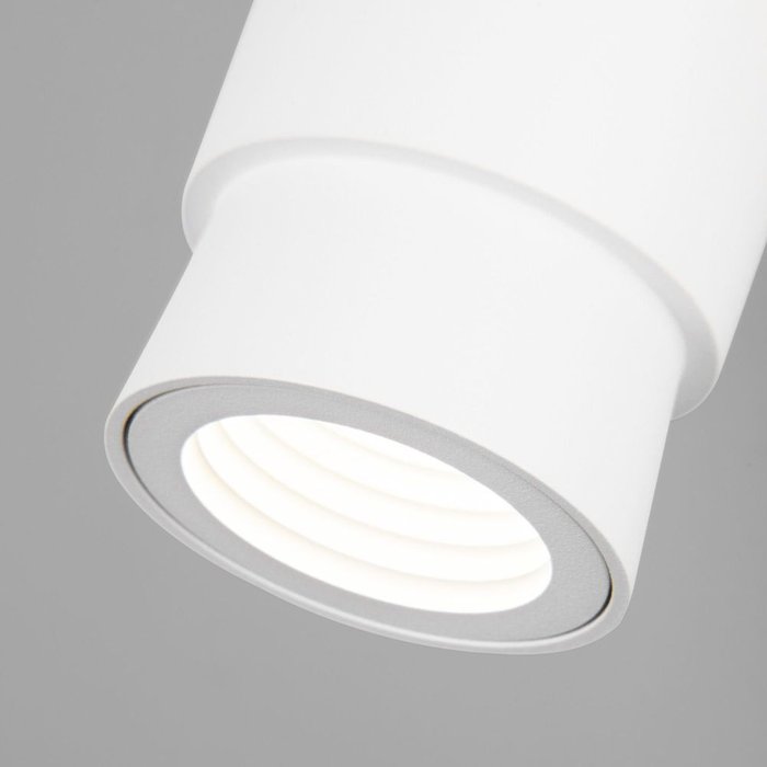 Настенный светодиодный светильник 20125/1 белый Plat - лучшие Накладные споты в INMYROOM