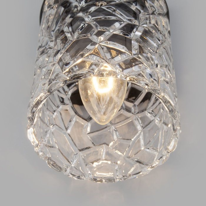 Настенный светильник с выключателем 20095/1 черный/золото Jackice - лучшие Бра и настенные светильники в INMYROOM