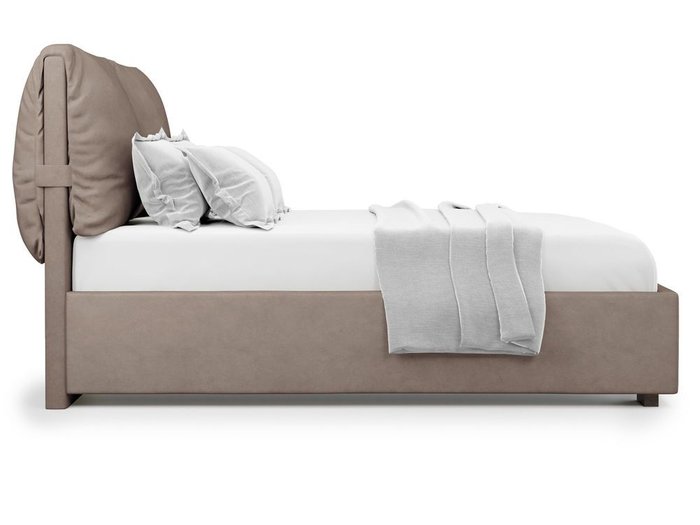 Кровать Trazimeno 160х200 темно-бежевого цвета - лучшие Кровати для спальни в INMYROOM