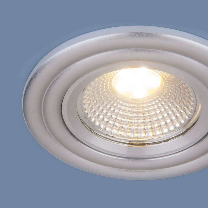 Встраиваемый точечный светильник 9902 LED 3W COB SL серебро Degra - лучшие Встраиваемые споты в INMYROOM