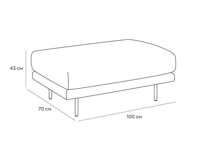 Пуф Ricadi коричневого цвета - лучшие Пуфы в INMYROOM Пуф Ricadi коричневого цвета - лучшие Пуфы в INMYROOM