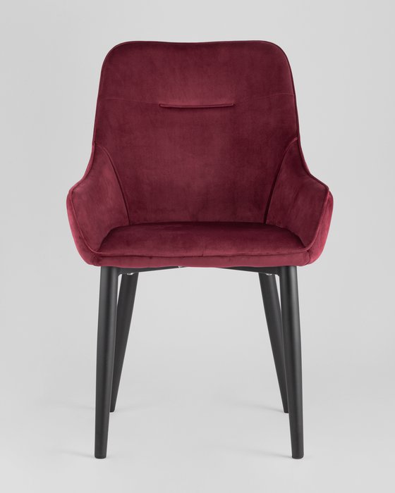 Стул Диана бордового цвета  - купить Обеденные стулья по цене 8999.0