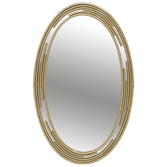 Зеркало настенное в раме золотого цвета