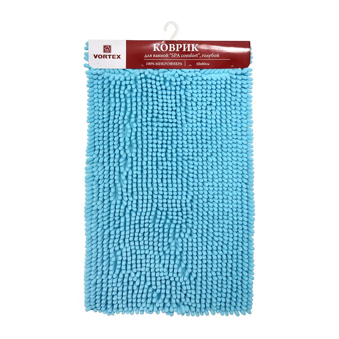 Коврик для ванной Spa comfort 50х80 голубого цвета Коврик для ванной Spa comfort 50х80 голубого цвета