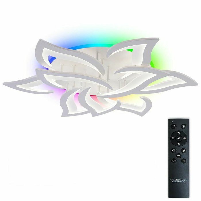 Потолочная люстра Olimp LED LAMPS 81435 (акрил, цвет белый) Потолочная люстра Olimp LED LAMPS 81435 (акрил, цвет белый)