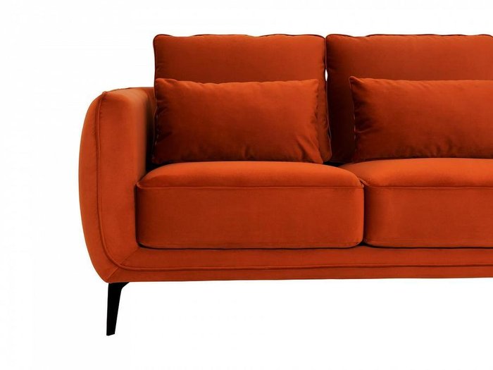 Диван Amsterdam терракотового цвета - лучшие Прямые диваны в INMYROOM