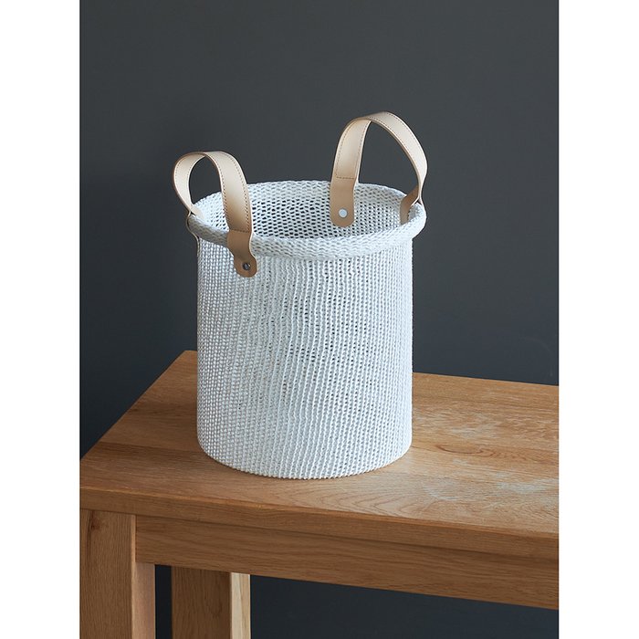 Корзина для хранения sustainable collection, D22х23 см, молочная - лучшие Плетеные корзины в INMYROOM