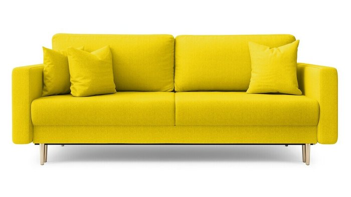 Диван-кровать Астро 150х200 желтого цвета - купить Прямые диваны по цене 50900.0