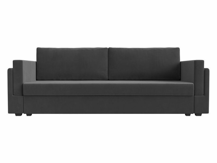 Диван-кровать Лига 007 темно-серого цвета - купить Прямые диваны по цене 29999.0