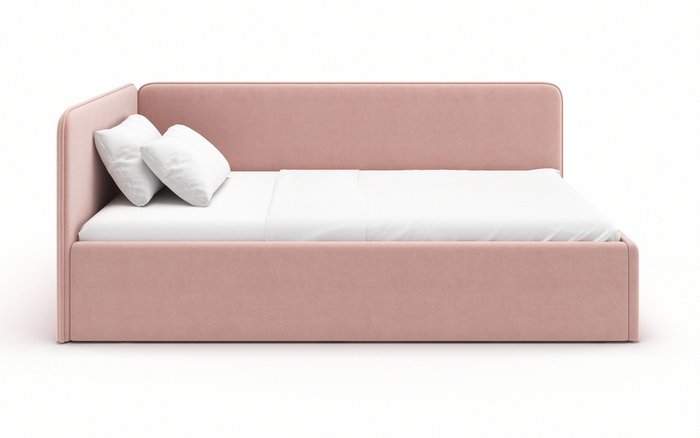 Кровать-диван Leonardo 70х160 розового цвета с подъемным механизмом - купить Одноярусные кроватки по цене 12921.0