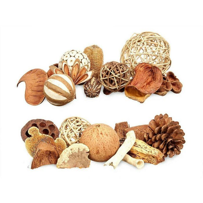 Decorative Potpourri Белый Коричневый Красный 14 x 30,5 x 14 cm (6 штук) - лучшие Фигуры и статуэтки в INMYROOM