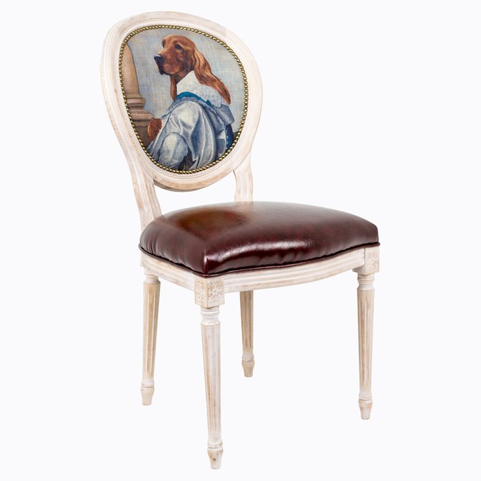 Стул Музейный экспонат версия 8 с сидением из экокожи - купить Обеденные стулья по цене 29000.0