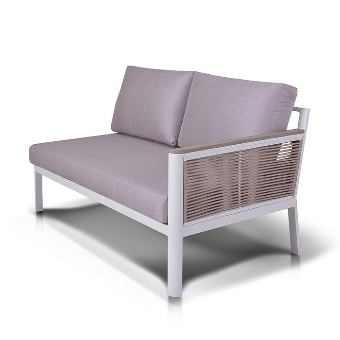 Модульный диван Париж бежево-серого цвета - купить Садовые диваны по цене 54265.0