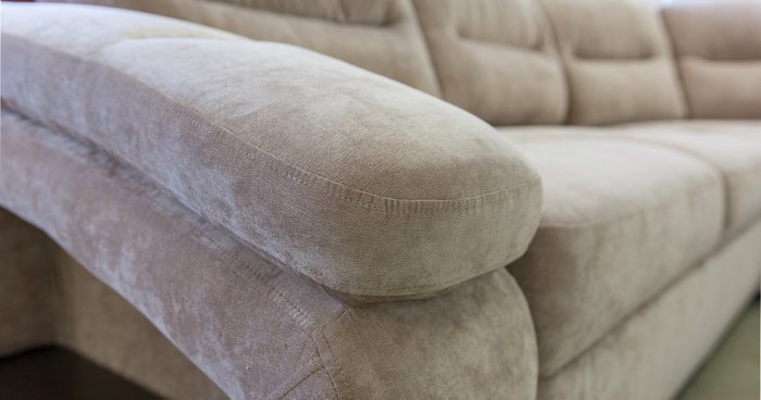 Угловой диван-кровать Рокси бежевого цвета - купить Угловые диваны по цене 90030.0