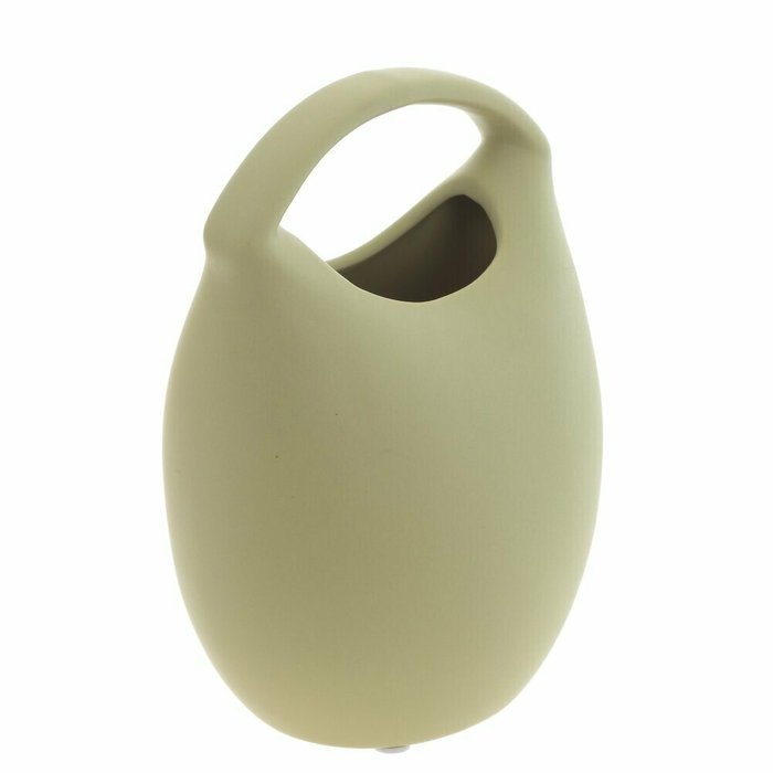 Керамическая ваза бежевого цвета - купить Вазы  по цене 3468.0