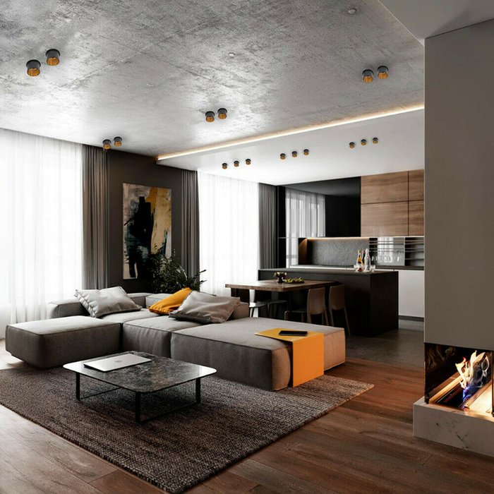 Светильник точечный Loft It Limit 10343/B Black Gold - купить Встраиваемые споты по цене 594.0