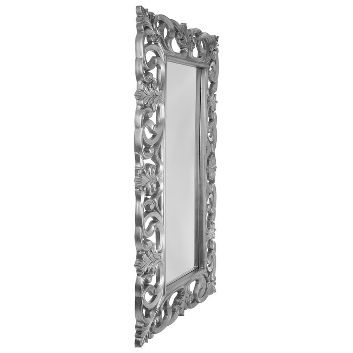 Зеркало настенное Фьюмичино серебряного цвета - лучшие Настенные зеркала в INMYROOM