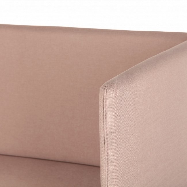 Диван серо-розового цвета - купить Прямые диваны по цене 76735.0