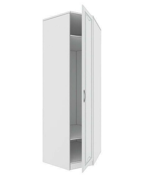 Шкаф угловой Melania белого цвета - купить Шкафы распашные по цене 23151.0
