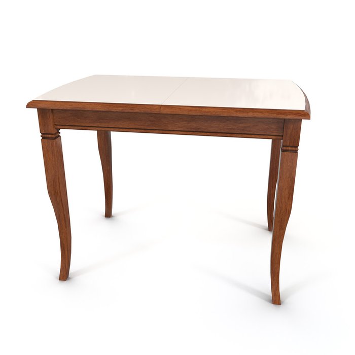 Раздвижной обеденный стол Бруно со стеклянной столешницей - купить Обеденные столы по цене 26450.0