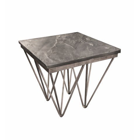 Стол приставной Кито с каменной столешницей - лучшие Кофейные столики в INMYROOM