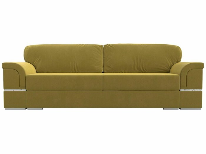 Прямой диван-кровать Порту желтого цвета - купить Прямые диваны по цене 58999.0
