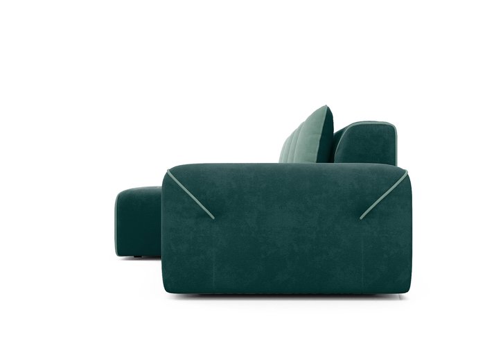 Угловой диван-кровать левый Portu темно-бирюзового цвета - лучшие Угловые диваны в INMYROOM