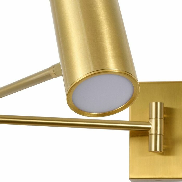Спот Stigma 10282/1LED Brass (металл, цвет латунь) - лучшие Накладные споты в INMYROOM Спот Stigma 10282/1LED Brass (металл, цвет латунь) - лучшие Накладные споты в INMYROOM