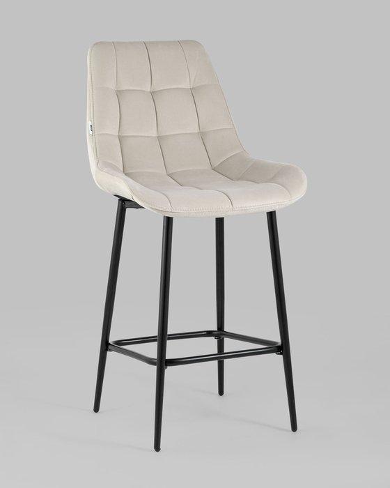 Стул полубарный Флекс бежевого цвета - купить Барные стулья по цене 9490.0