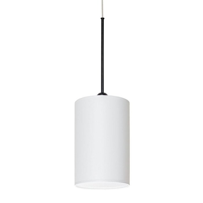 Подвесной светильник Roller с абажуром белого цвета