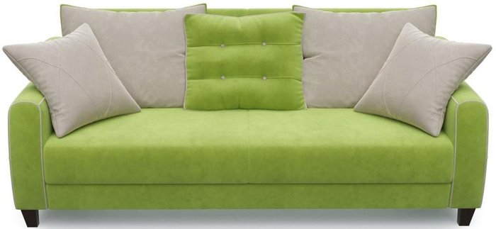 Диван-кровать прямой Френсис Флэтфорд зеленого цвета