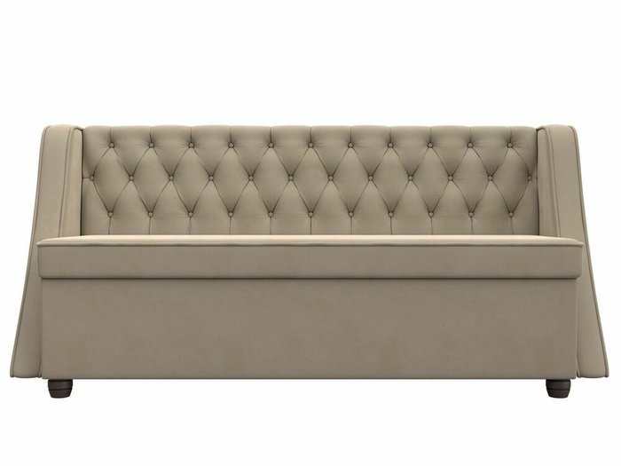 Кухонный прямой диван Лофт бежевого цвета - купить Прямые диваны по цене 47999.0