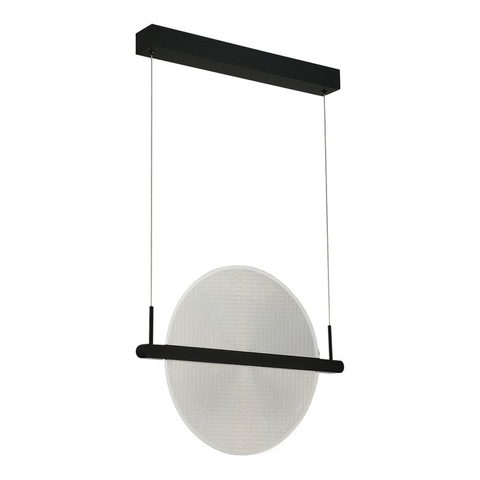 Светильник подвесной ST-Luce Черный/Прозрачный LED 1*15W 4000K SPLENDID - купить Подвесные светильники по цене 16490.0